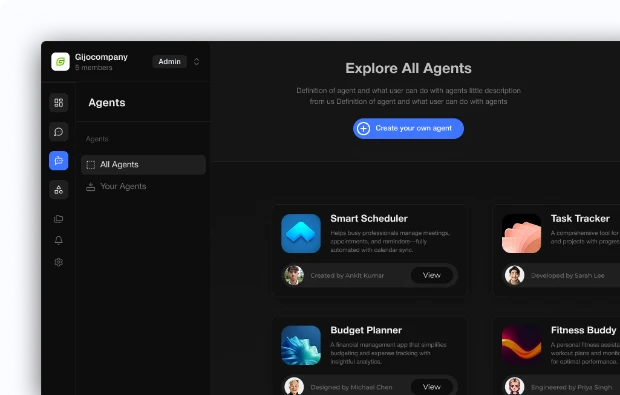 Agents example
